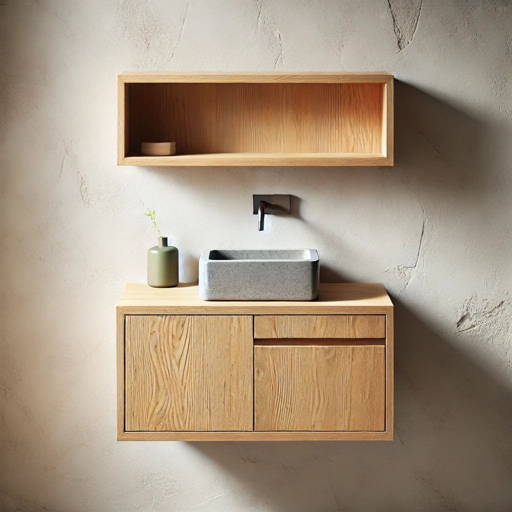 Badmeubel Oak Shelf Basic